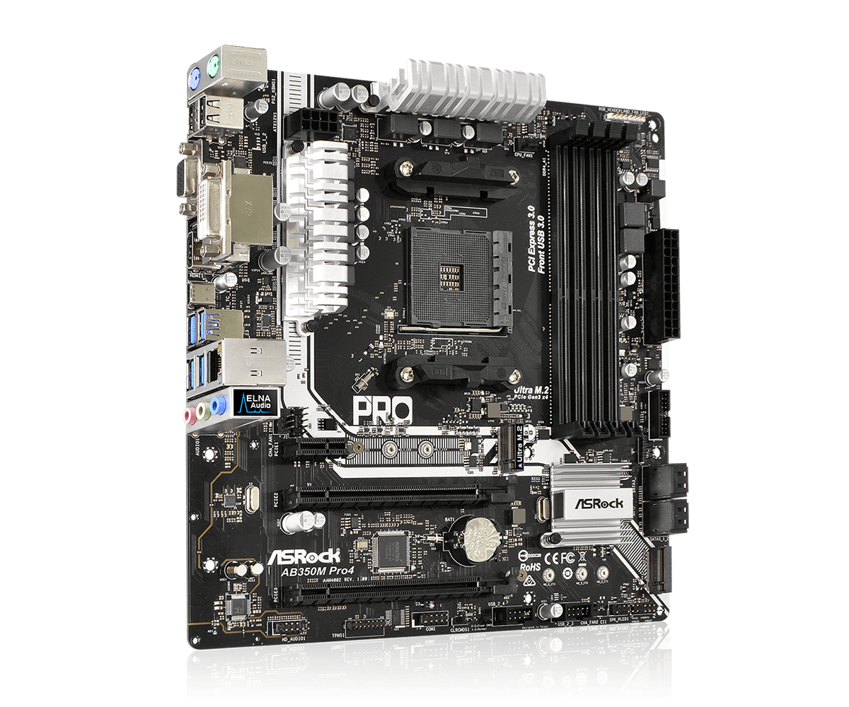 Материнская плата asrock ab350 pro4 подключение